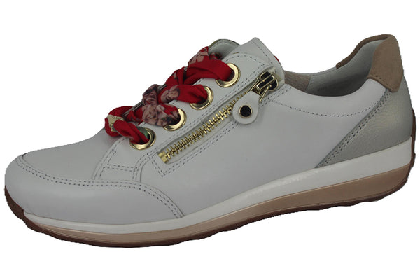 34587 - WHITE / GOLD / CAMEL