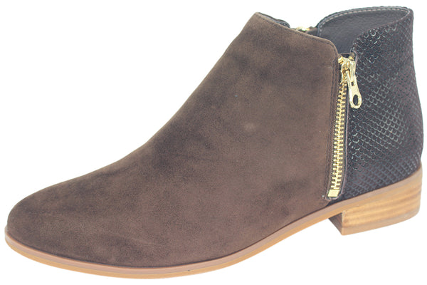 600 - SUEDE / FINEPRINT SCALES CHOCOLATE