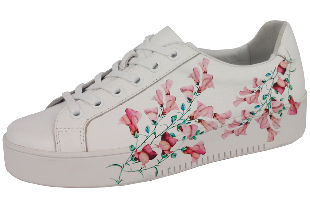 LEEZE - WHITE PINK FLOWERS