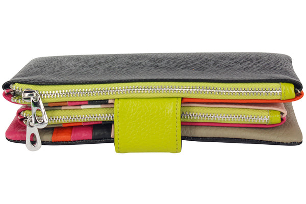 WALLET - BLACK / LIME